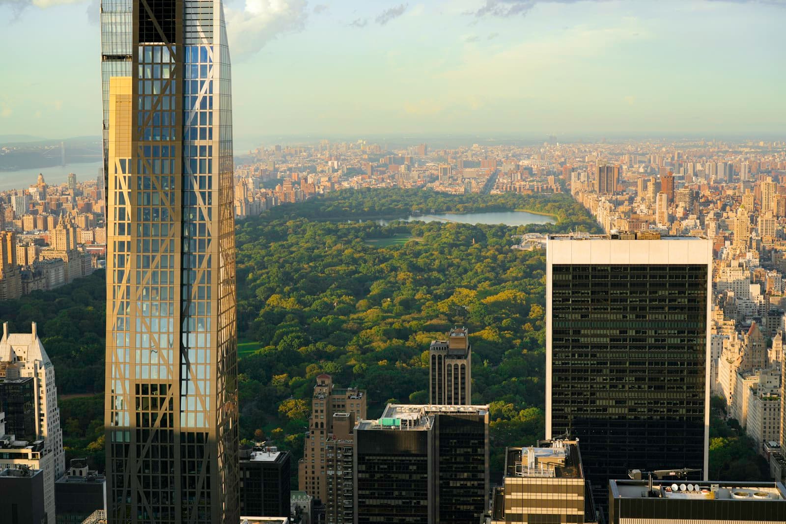 Skyscrapers overlooking Central Park